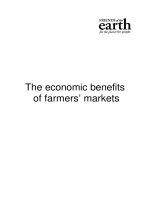 The economic benefits of farmers’ markets ppt