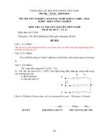 đề thi lí thuyết tốt nghiệp khóa 3 - điện công nghiệp - mã đề thi mã đề thi dcn - lt (41)