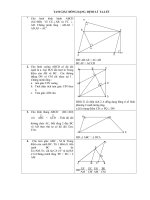 TAM GIÁC ĐỒNG DẠNG- ĐỊNH LÍ TALÉT docx
