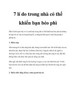 7 lí do trong nhà có thể khiến bạn béo phì doc