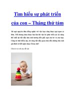 Tìm hiểu sự phát triển của con – Tháng thứ tám doc