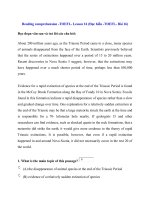 Đọc hiểu -TOEFL- Bài 16 pptx