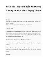 Soạn bài Truyền thuyết An Dương Vương và Mị Châu - Trọng Thuỷ ppt