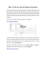 Bảo vệ tối ưu cho tài khoản Facebook doc