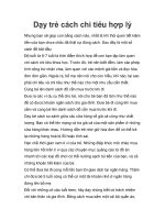 Dạy trẻ cách chi tiêu hợp lý ppt