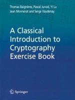 a classical introduction to cryptography exercise book