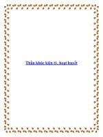 Thần khúc kiện tỳ, hoạt huyết potx