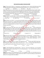 ĐỀ THI THỬ ĐẠI HỌC NĂM 2013 SỐ 007 pptx