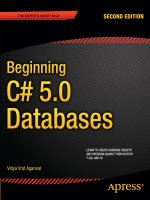 Beginning C# 5.0 Databases pptx