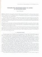 Lập luận xác xuất dựa vào các tầng của cơ sở tri thức. pot