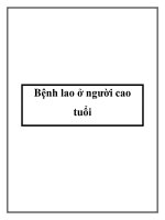 Bệnh lao ở người cao tuổi pdf
