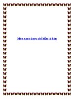 Món ngon được chế biến từ hàu ppt