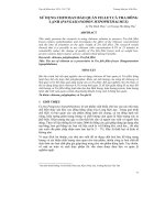 SỬ DỤNG CHITOSAN BẢO QUẢN FILLET CÁ TRA ĐÔNG LẠNH (PANGASIANODON HYPOPHTHALMUS) pdf