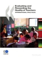 evaluating and rewarding the quality of teachers potx