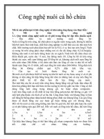 Công nghệ nuôi cá hồ chứa doc