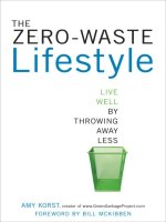 The zero waste lifetyle by amy korst ppt