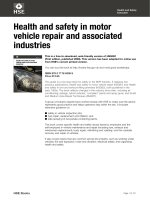 Health and safety in motor vehicle repair and associated industries docx