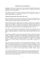 Competencies and Learning Objectives * pdf