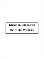Khoác áo Windows 8 Metro cho WinRAR pdf