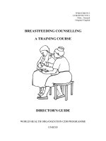 BREASTFEEDING COUNSELLING A TRAINING COURSE doc