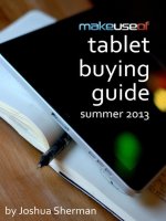 MakeUseOf Tablet Buying Guide
