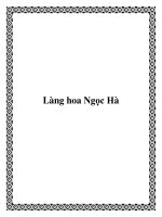 Làng hoa Ngọc Hà pptx