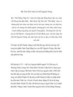 Bút Tích Chữ Triện Của Hồ Nguyên Trừng doc