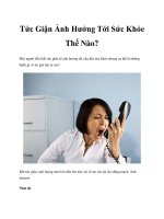 Tức Giận Ảnh Hưởng Tới Sức Khỏe Thế Nào? pot