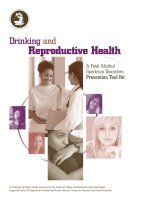 DRINKING AND REPRODUCTIVE HEALTH potx