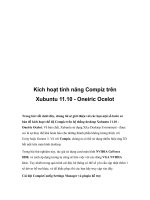 Kích hoạt tính năng Compiz trên Xubuntu 11.10 - Oneiric Ocelot pdf