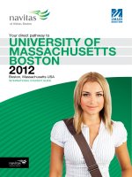 University of Massachusets in Boston brochure ppt