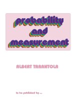 probability and measurements - tarantola a.