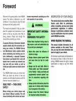 Nissan 350Z 2005 owner manual - Sách hướng dẫn sử dụng xe Nissan 350Z đời 2005