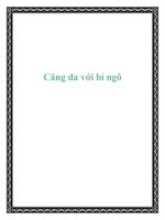 Căng da với bí ngô ppt