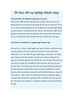 Để thay đổi sự nghiệp thành công pptx