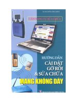 Cẩm nang tự học sửa chữa. Hướng dẫn cài đặt, gỡ rối và sửa chữa mạng không dây pptx