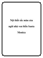 Nội thất sắc màu của ngôi nhà ven biển Santa Monica pptx