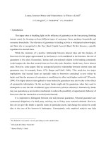 Loans, Interest Rates and Guarantees: Is There a Link? pdf