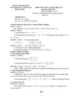 KIỂM TRA CHẤT LƯỢNG HỌC KỲ I Năm học: 2012-2013 Môn thi: TOÁN- Lớp 10 pptx