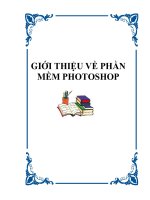 GIỚI THIỆU VỀ PHẦN MỀM PHOTOSHOP pptx