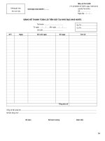 Bảng kê thanh toán lãi tiền gửi tại Kho bạc Nhà nước potx