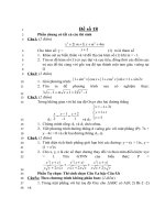 Đề thi thử đại học môn toán năm 2013 - THPT Lý Thường Kiệt - Hải Phòng - Đề số 18 pot