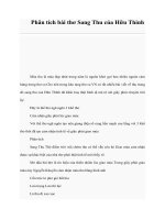 Phân tích bài thơ Sang Thu của Hữu Thỉnh pot