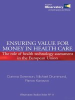 ensuring value for money in health care doc