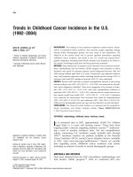 Trends in Childhood Cancer Incidence in the U.S. (1992–2004) pdf