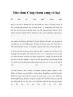 Sữa tắm: Càng thơm càng có hại pdf