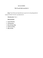 Đề tài: Thay đổi thói quen dùng điện thoại cơ quan cho việc riêng (dùng phân tích   trường lực để phân tích & đưa ra giải pháp khả thi).