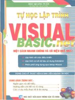 Tự học Visual Basic.net một cách nhanh chóng và hiệu quả nhất pdf