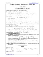 Bộ đề ôn thi tốt nghiệp THPT 2011 ( 60 Đề ) potx