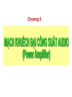 MẠCH ĐIỆN TỬ 2 - CHƯƠNG 5 ppt
